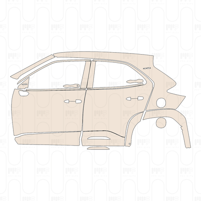 Pre-Cut PPF Toyota Yaris Cross Premiere 2023