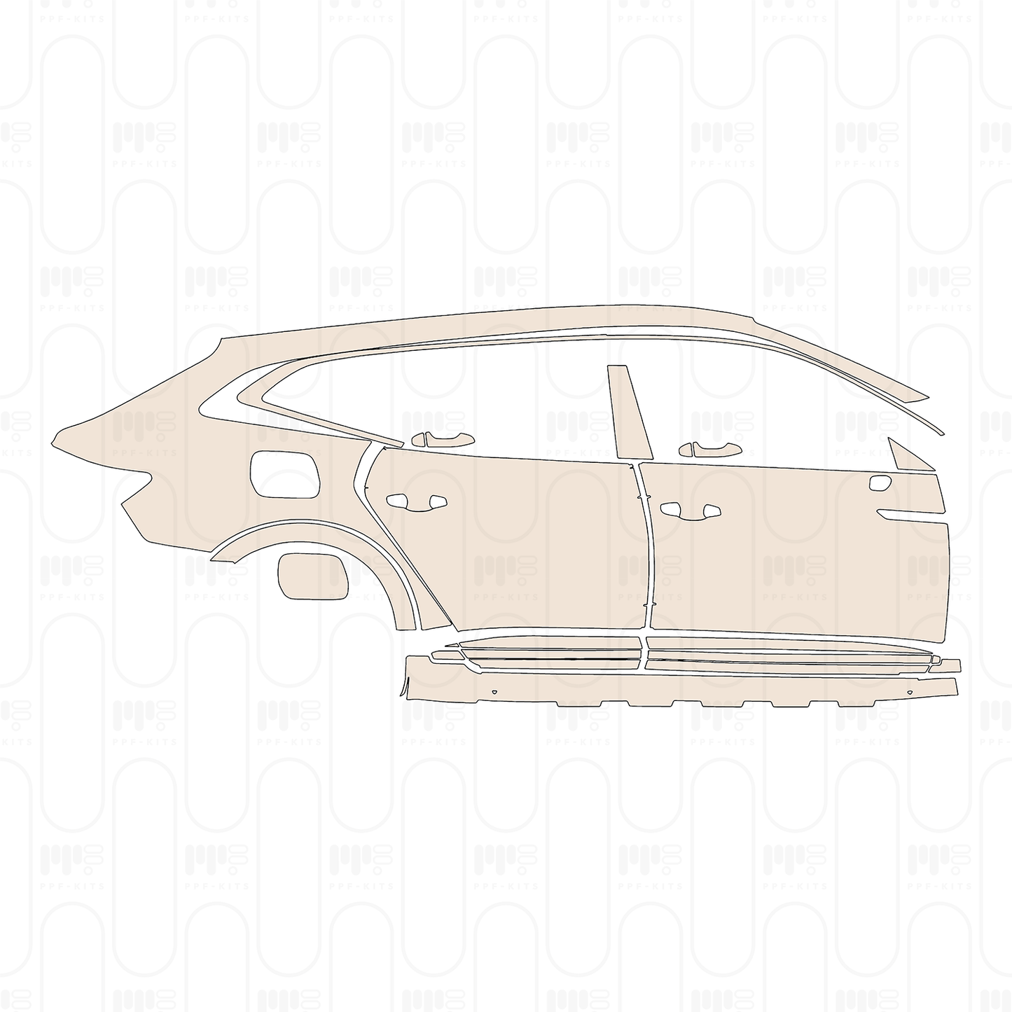 Pre-Cut PPF Volkswagen CC Shooting Brake 2023