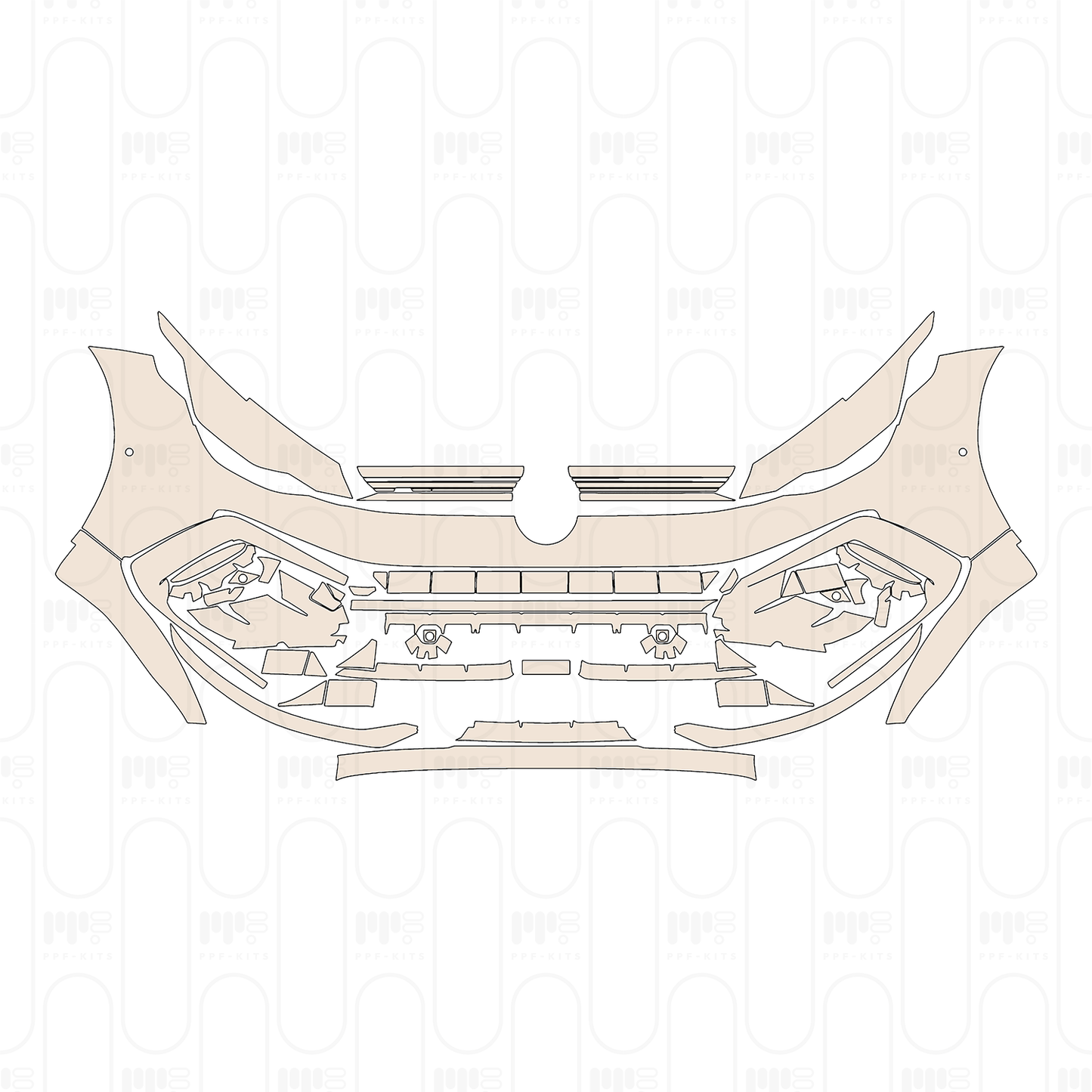 Pre-Cut PPF Volkswagen Golf R 2025