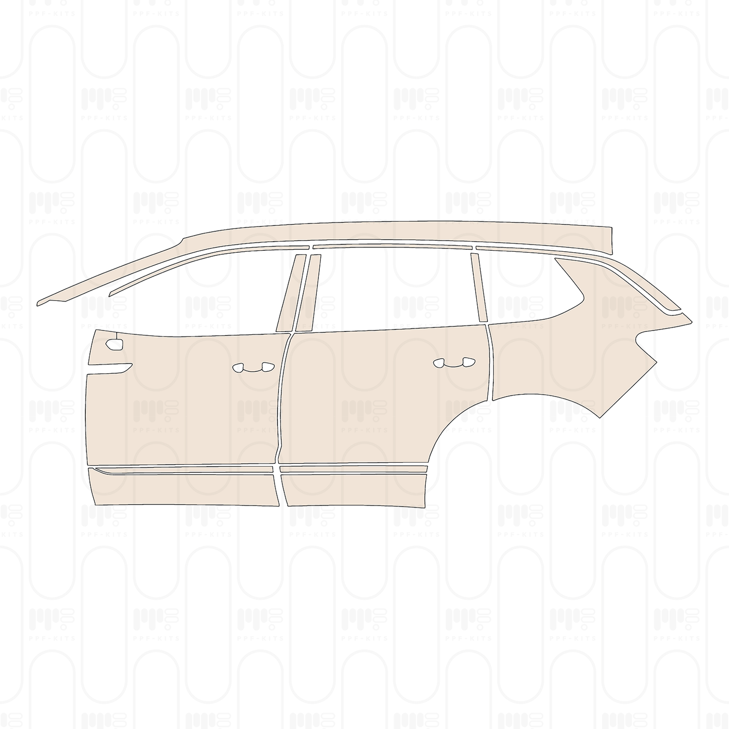 Pre-Cut PPF Volkswagen Talagon Base 2024