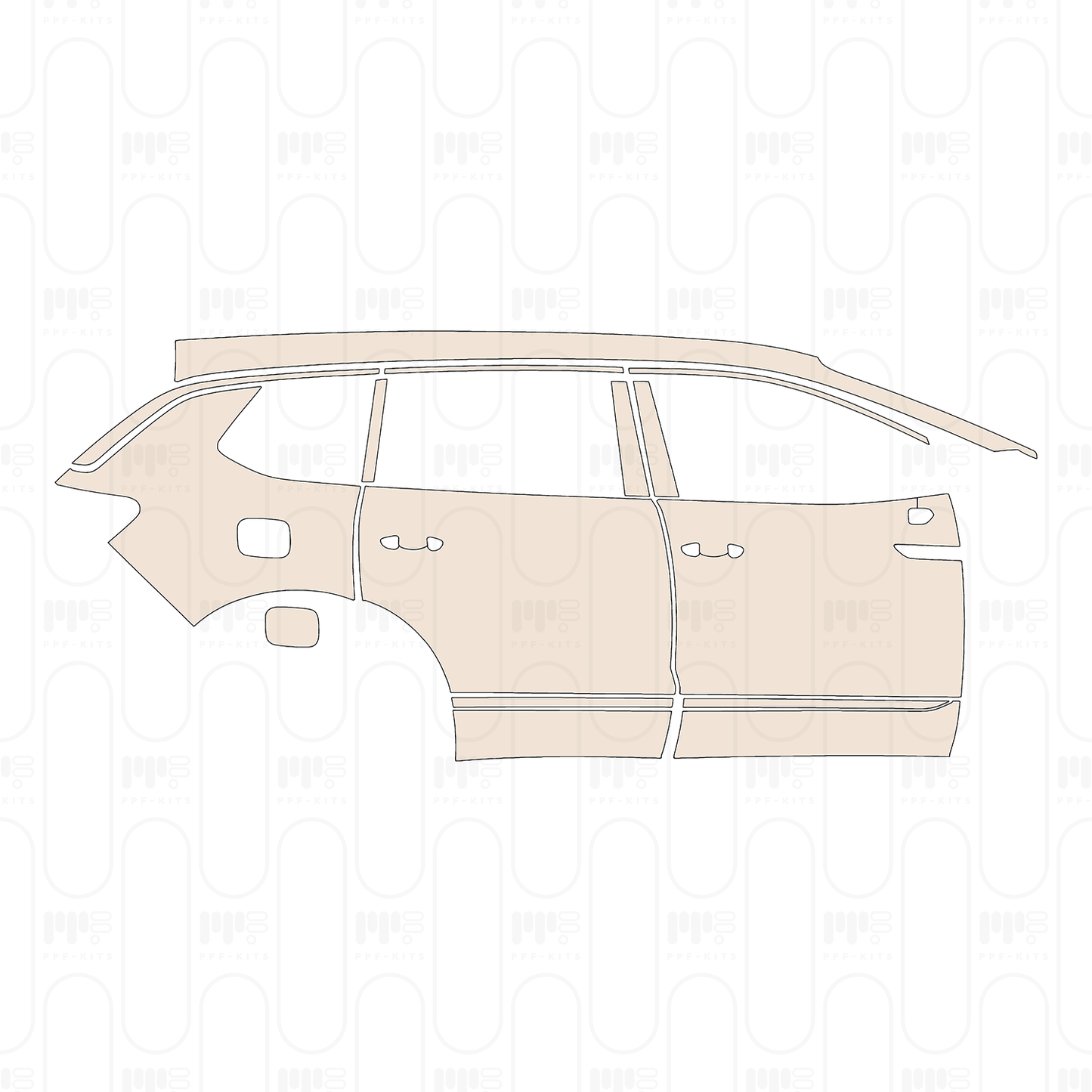 Pre-Cut PPF Volkswagen Talagon Base 2024