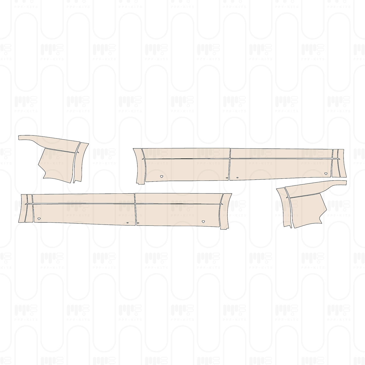 Pre-Cut PPF Volkswagen Tavendor Base 2023