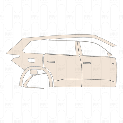 Pre-Cut PPF Volkswagen Teramont Pro R-Line 2025