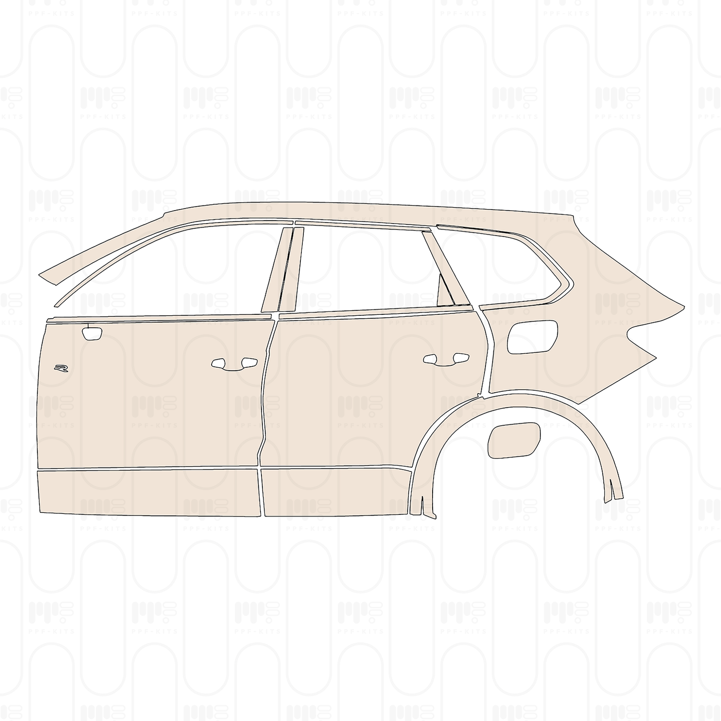Pre-Cut PPF Volkswagen Touareg R 2024