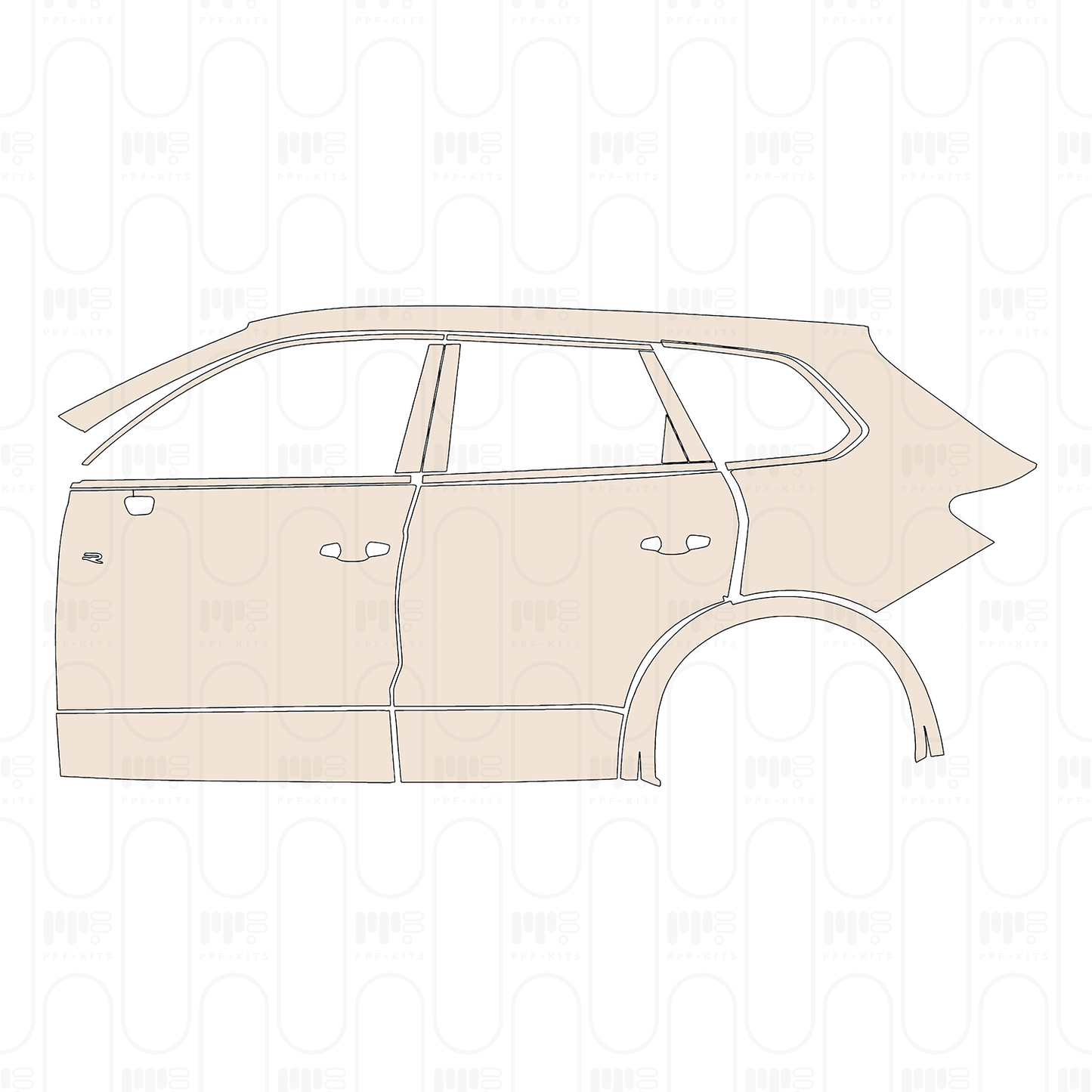 Pre-Cut PPF Volkswagen Touareg R-Line 2024