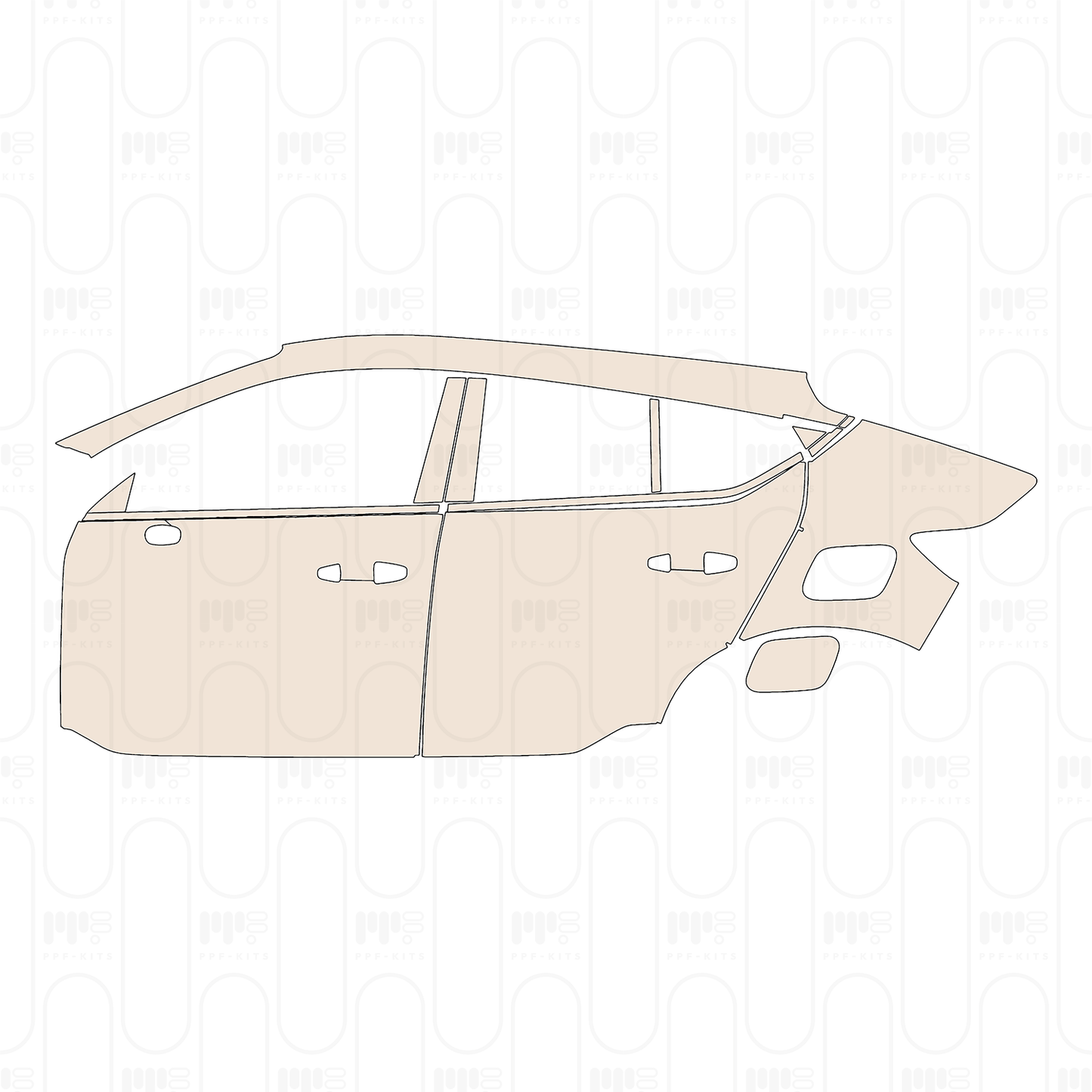 Pre-Cut PPF Volvo C40 Recharge Ultimate 2023