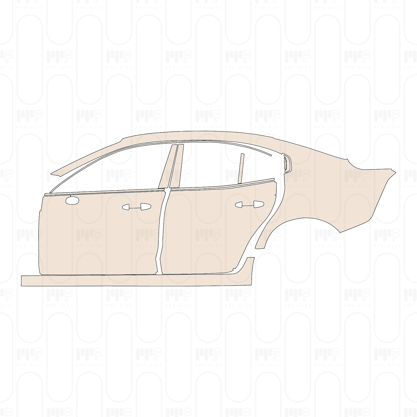 Pre-Cut PPF Volvo S60 Momentum 2023
