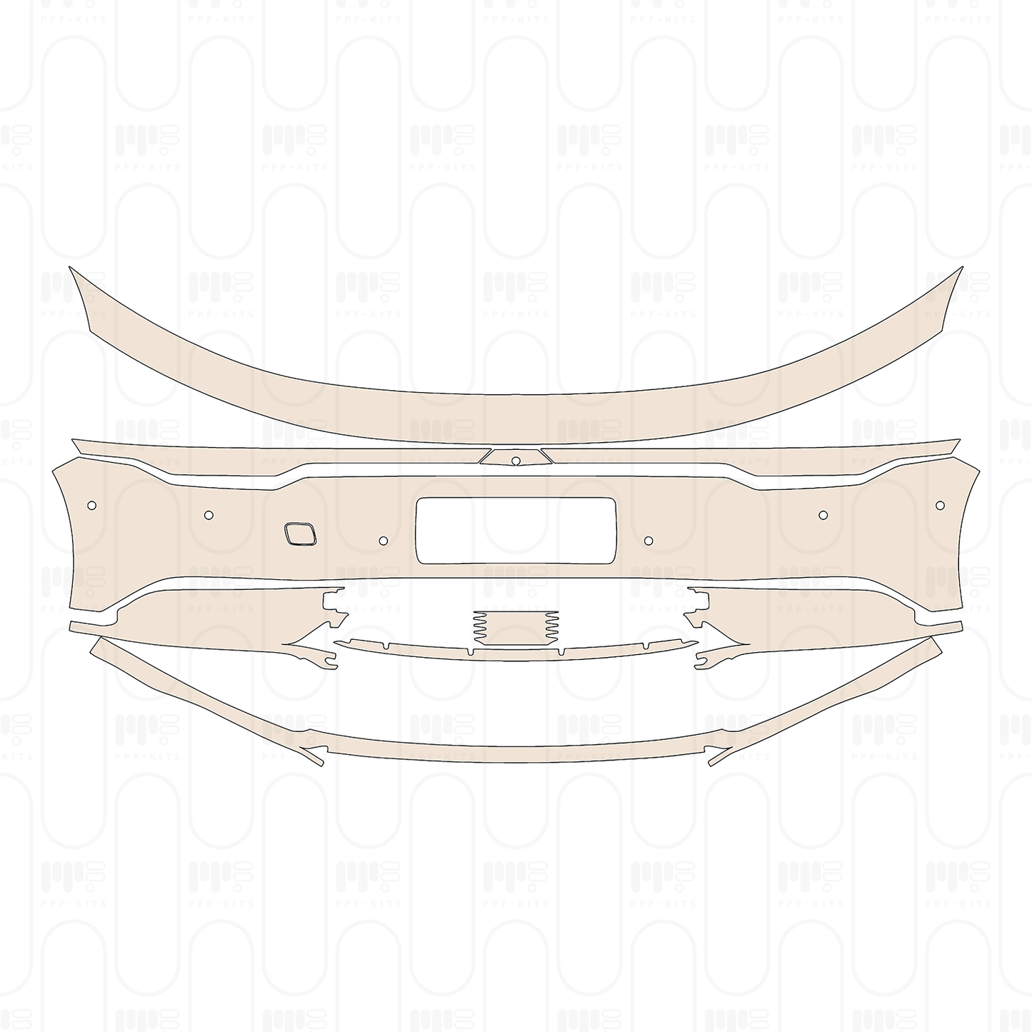 Pre-Cut PPF Zeekr 007 2024