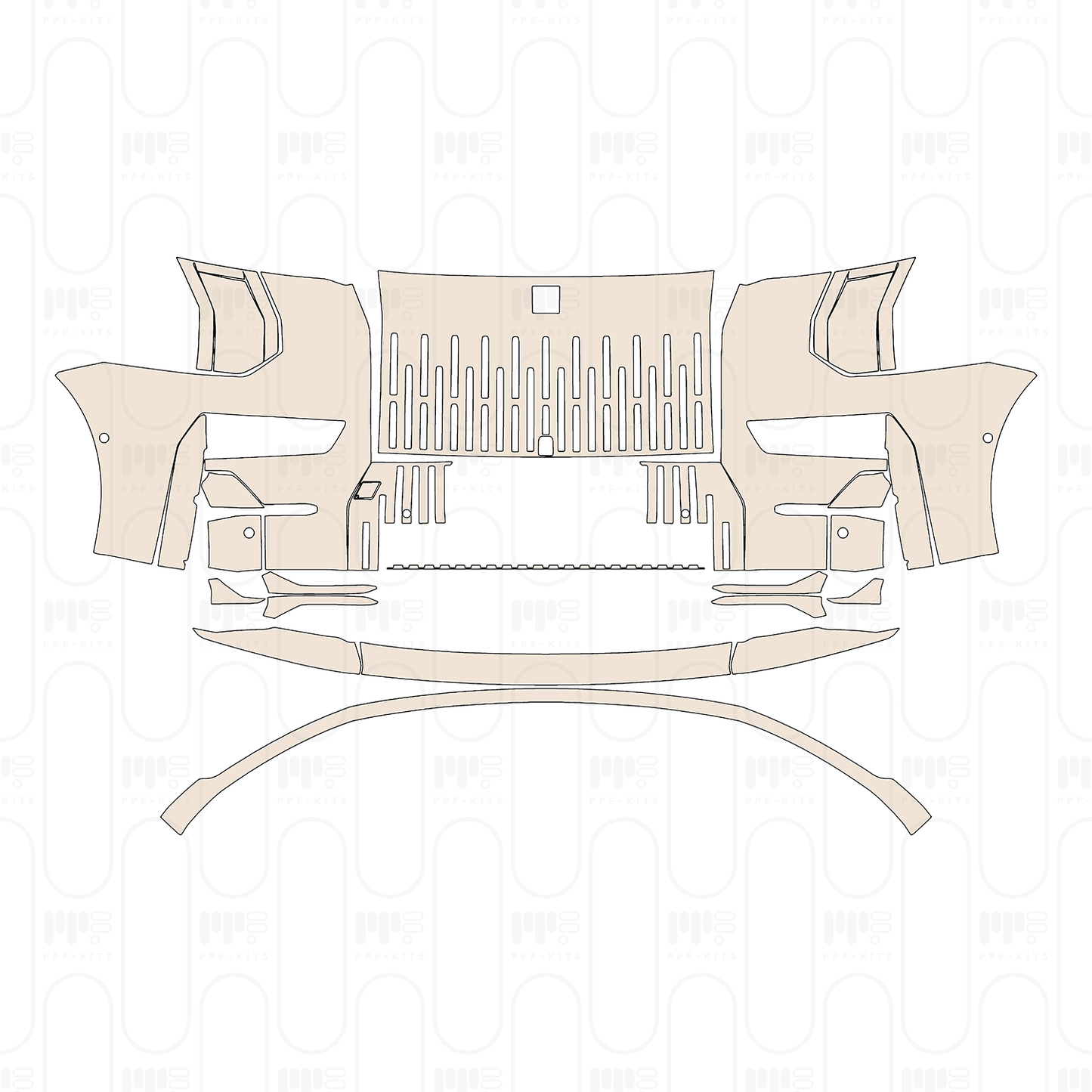 Pre-Cut PPF Zeekr 009 Grand 2024