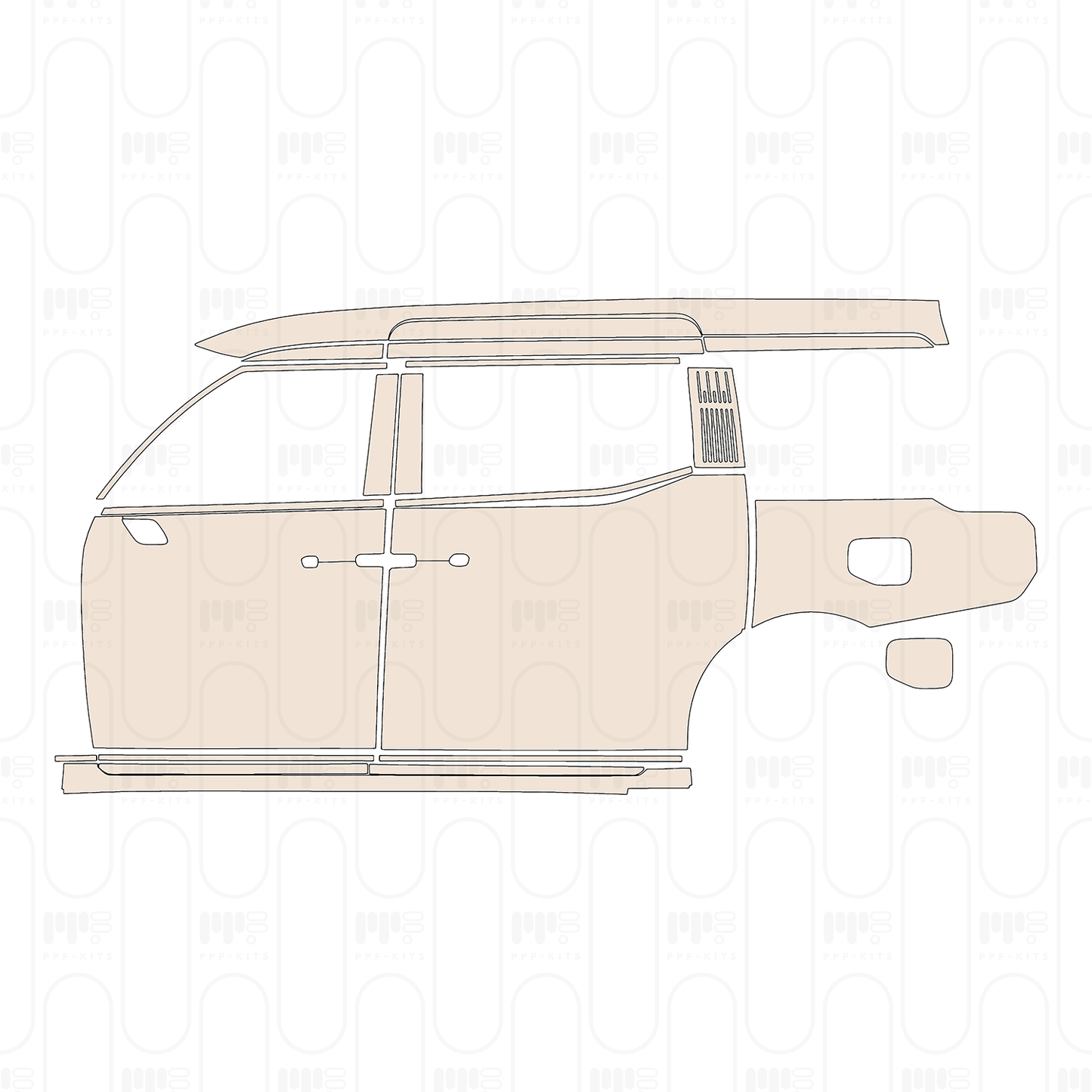 Pre-Cut PPF Zeekr 009 Grand 2024