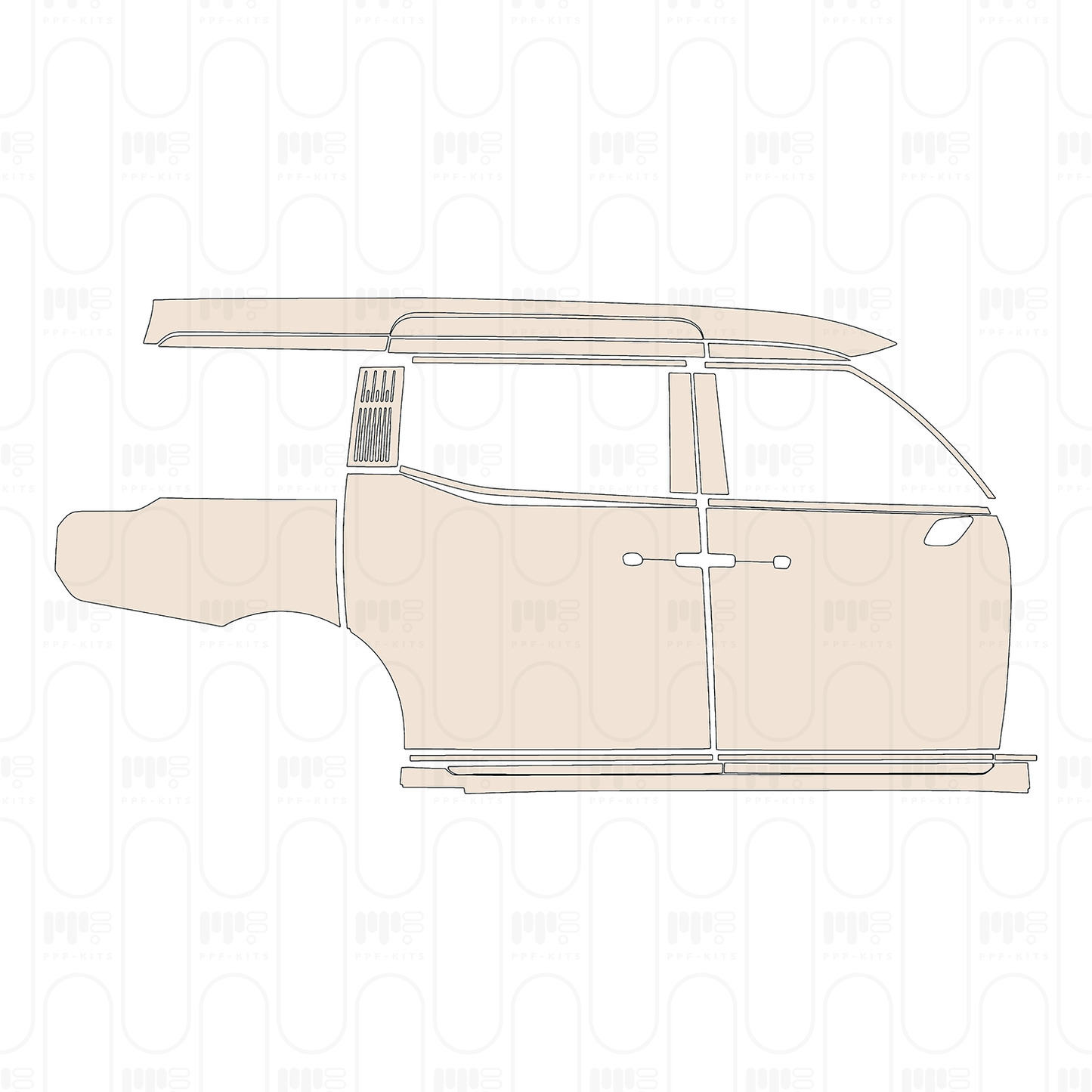 Pre-Cut PPF Zeekr 009 Grand 2024