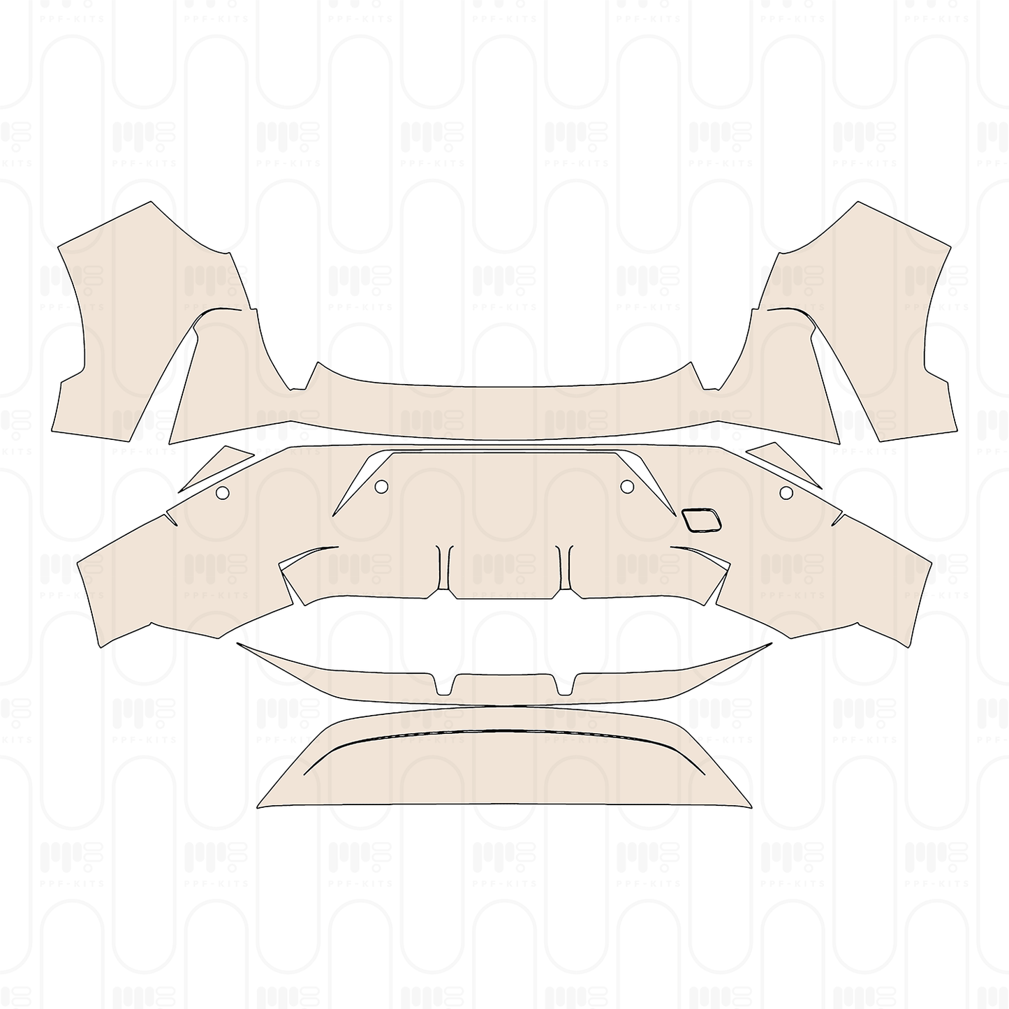 Pre-Cut PPF Zeekr X 2025