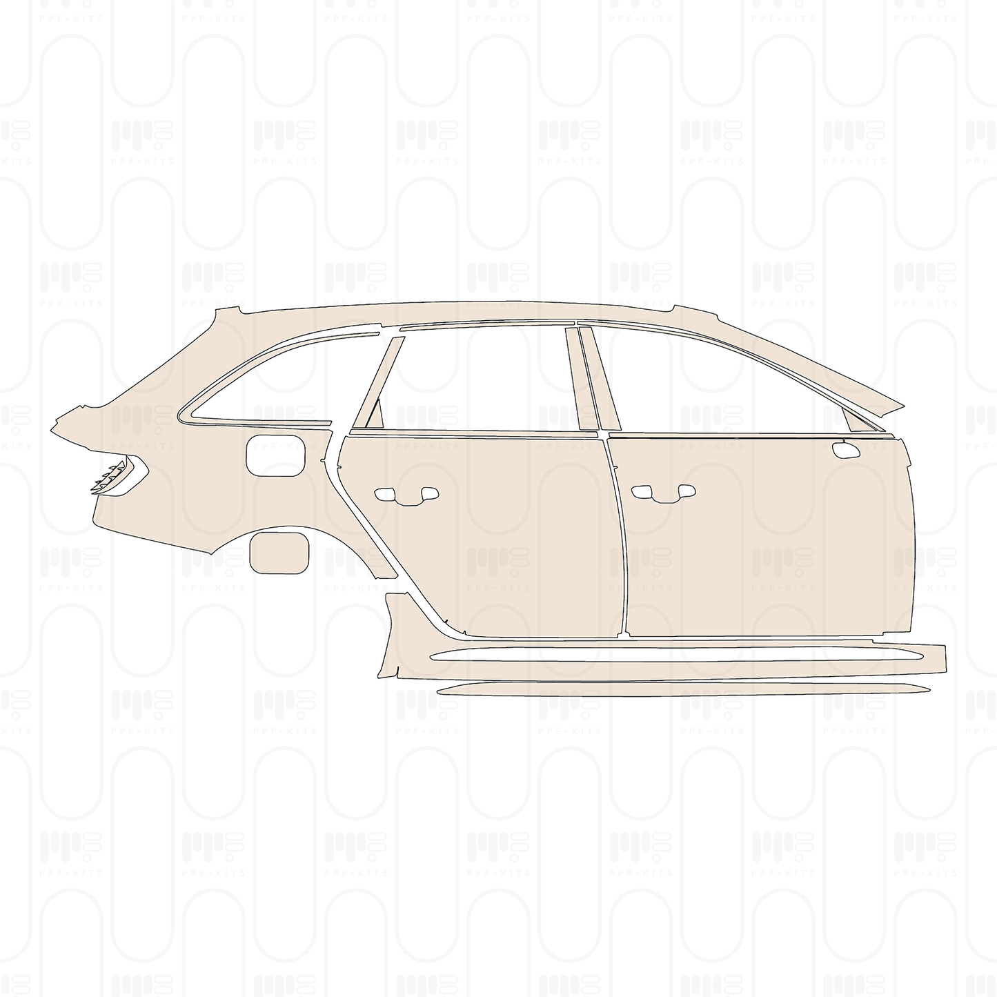 Pre-Cut PPF Audi A4 RS4 Avant 2022
