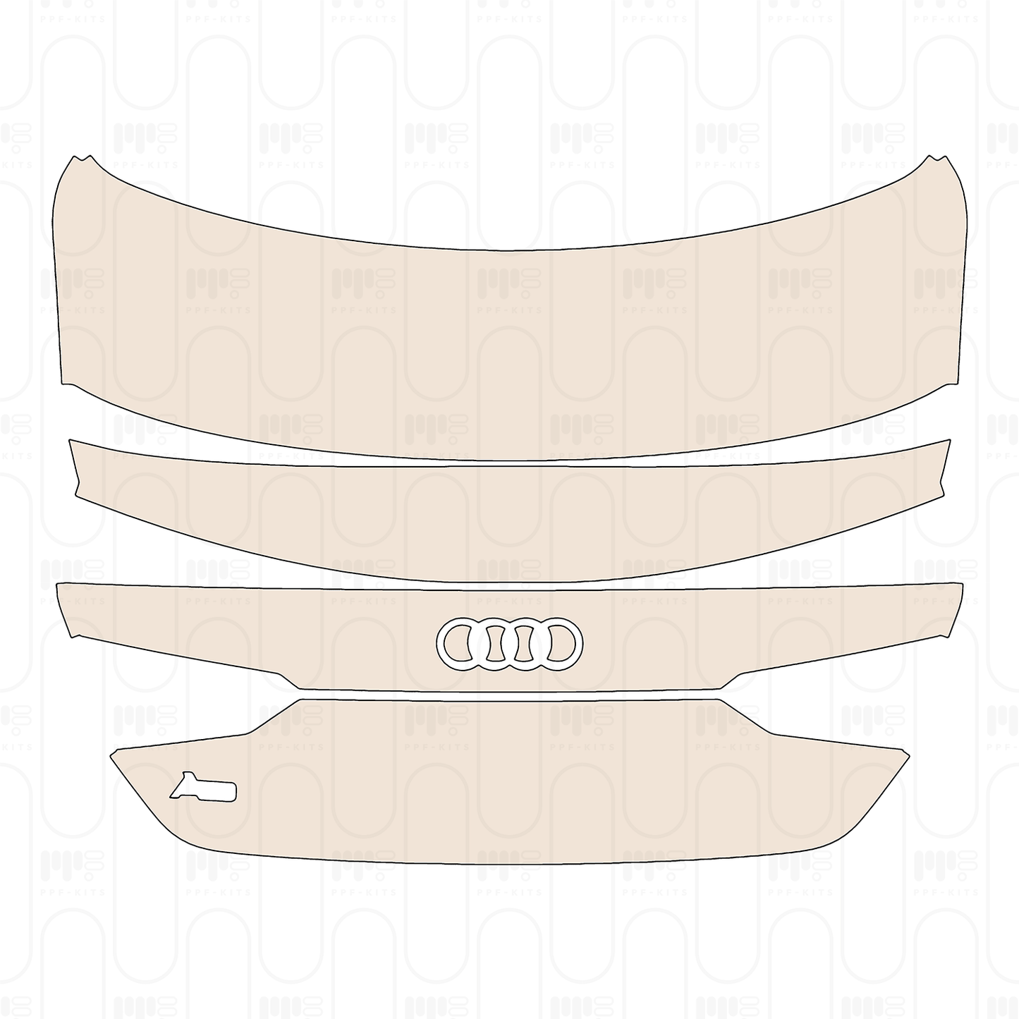 Pre-Cut PPF Audi A5 Coupe S-Line 2022