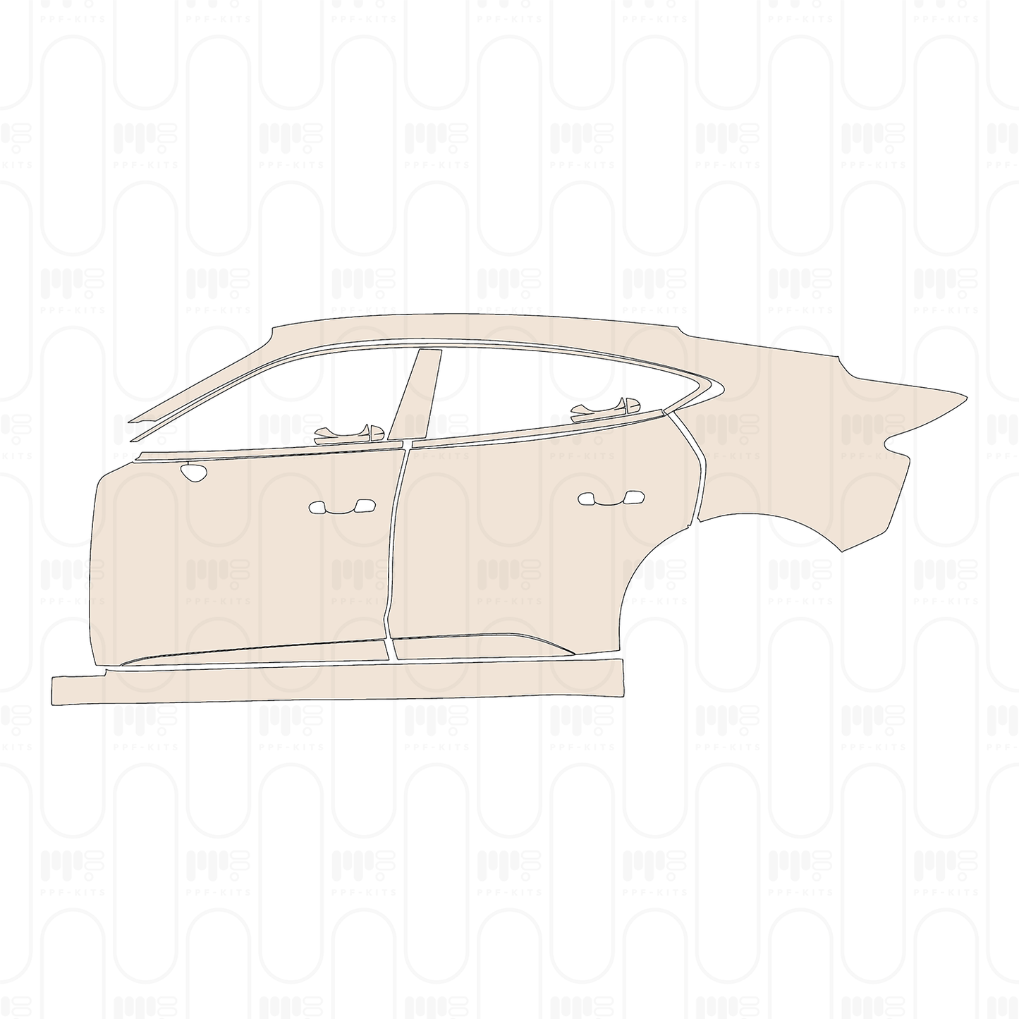 Pre-Cut PPF Audi e-tron GT e-tron GT 2022