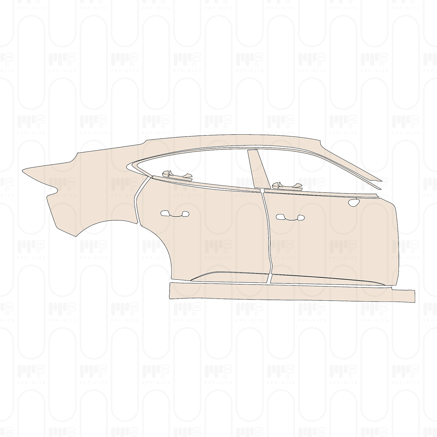 Pre-Cut PPF Audi e-tron GT e-tron GT 2022