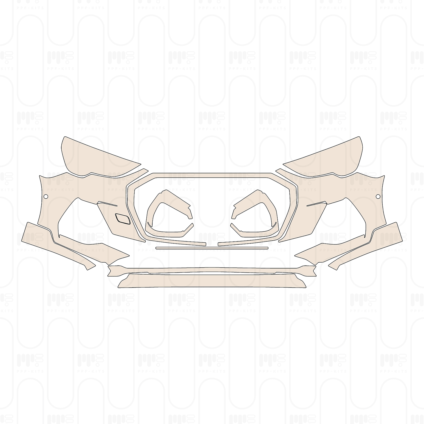 Pre-Cut PPF Audi Q3 Sportback Base 2022