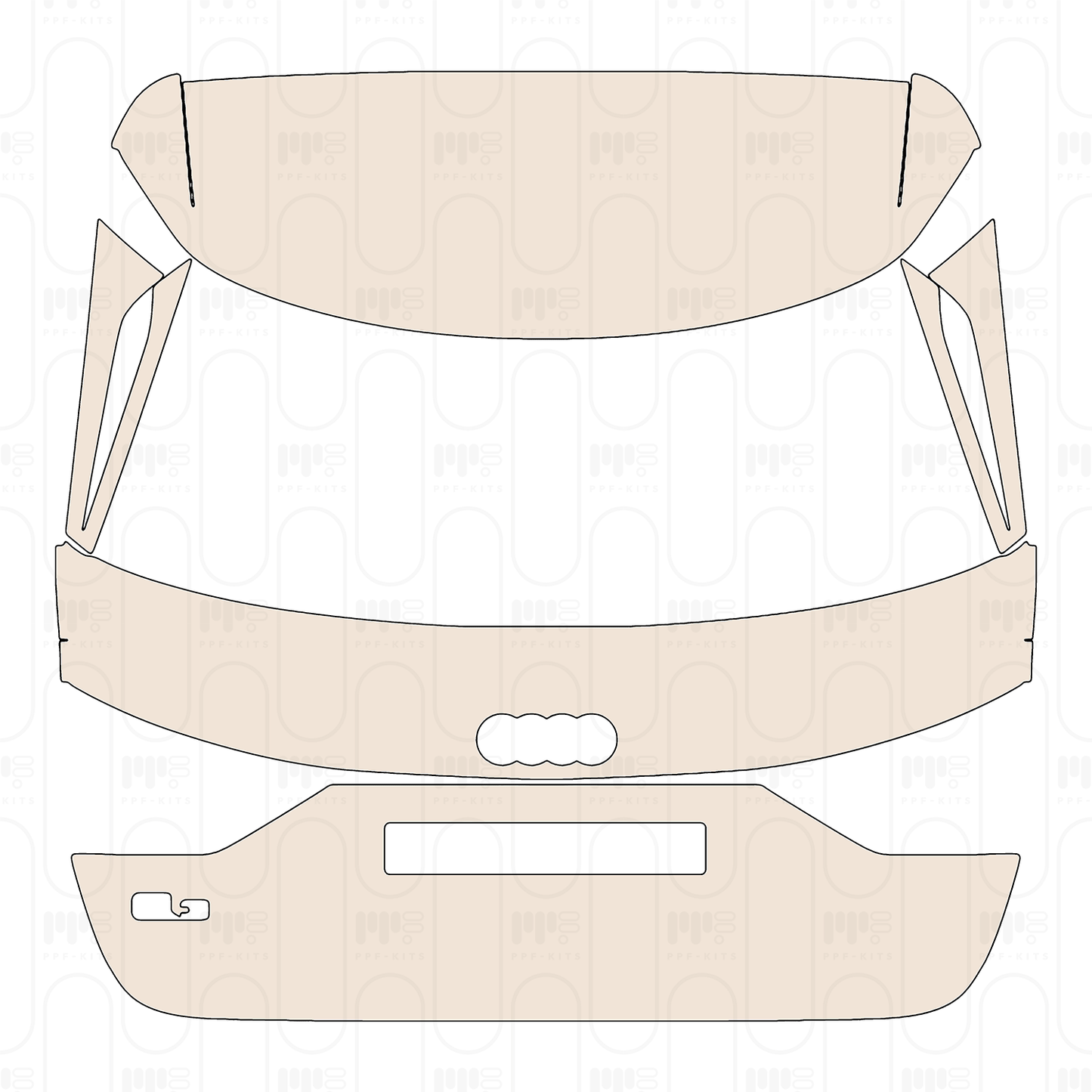 Pre-Cut PPF Audi Q3 SUV S-Line 2022