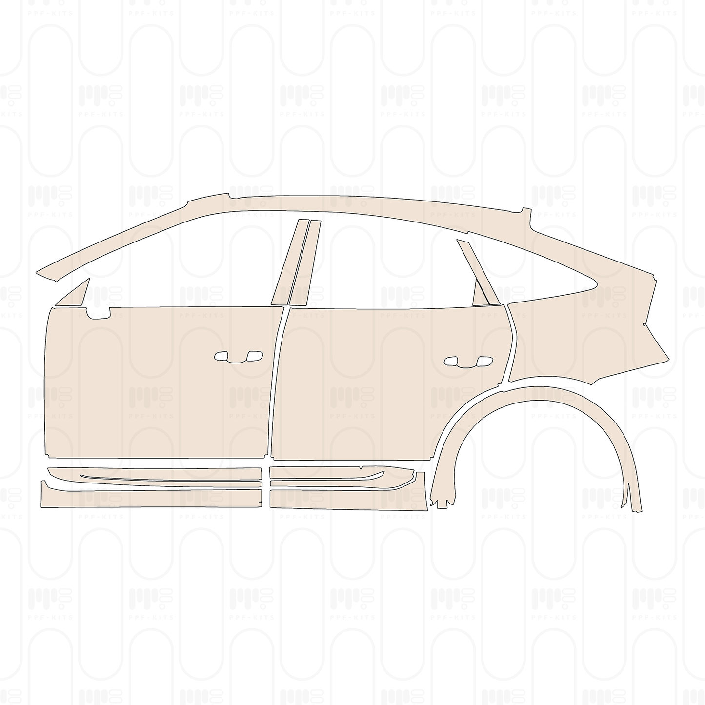 Pre-Cut PPF Audi Q5 Q5L Sportback (Extended Wheelbase) 2022