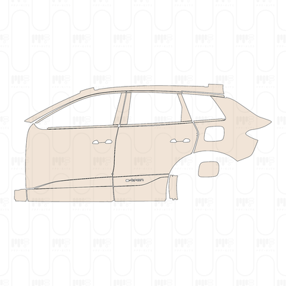 Pre-Cut PPF Audi Q6 e-tron SUV Base 2024