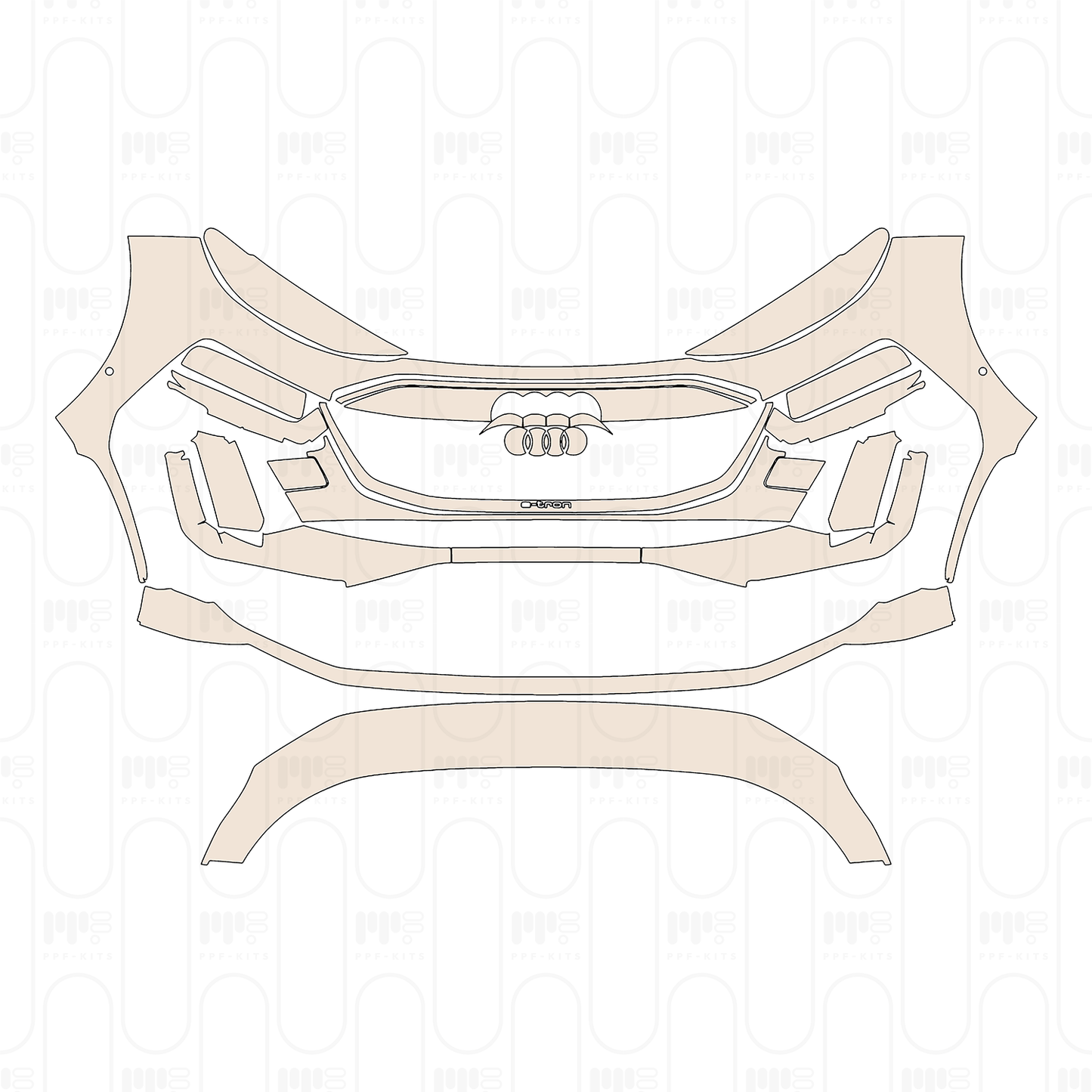 Pre-Cut PPF Audi Q6 e-tron Sportback SQ6 e-tron 2024