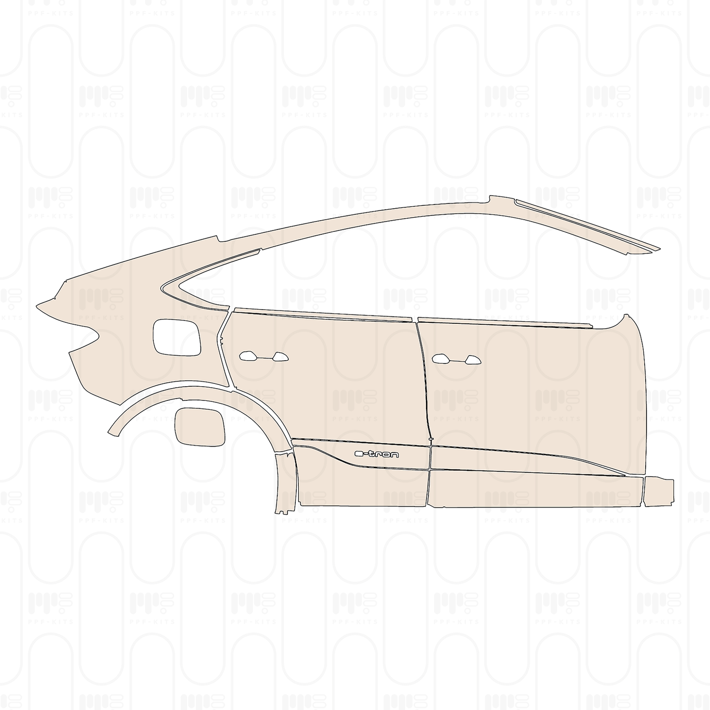 Pre-Cut PPF Audi Q6 e-tron Sportback SQ6 e-tron 2024