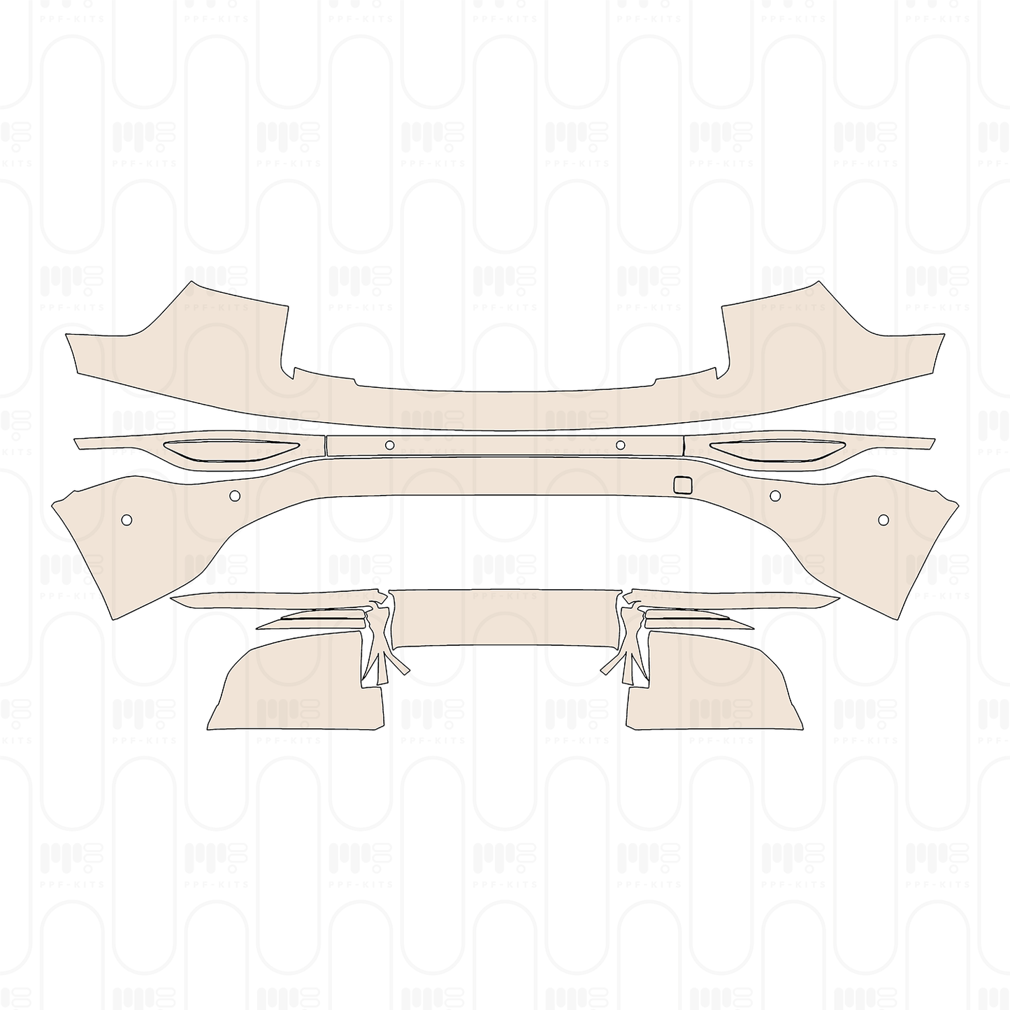 Pre-Cut PPF Audi Q6 e-tron Sportback SQ6 e-tron 2024