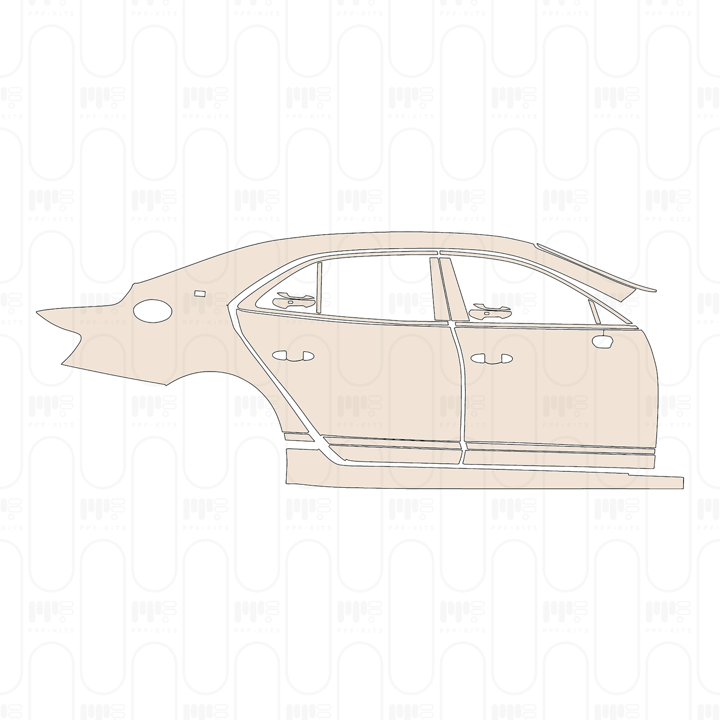 Pre-Cut PPF Bentley Flying Spur W12 2022