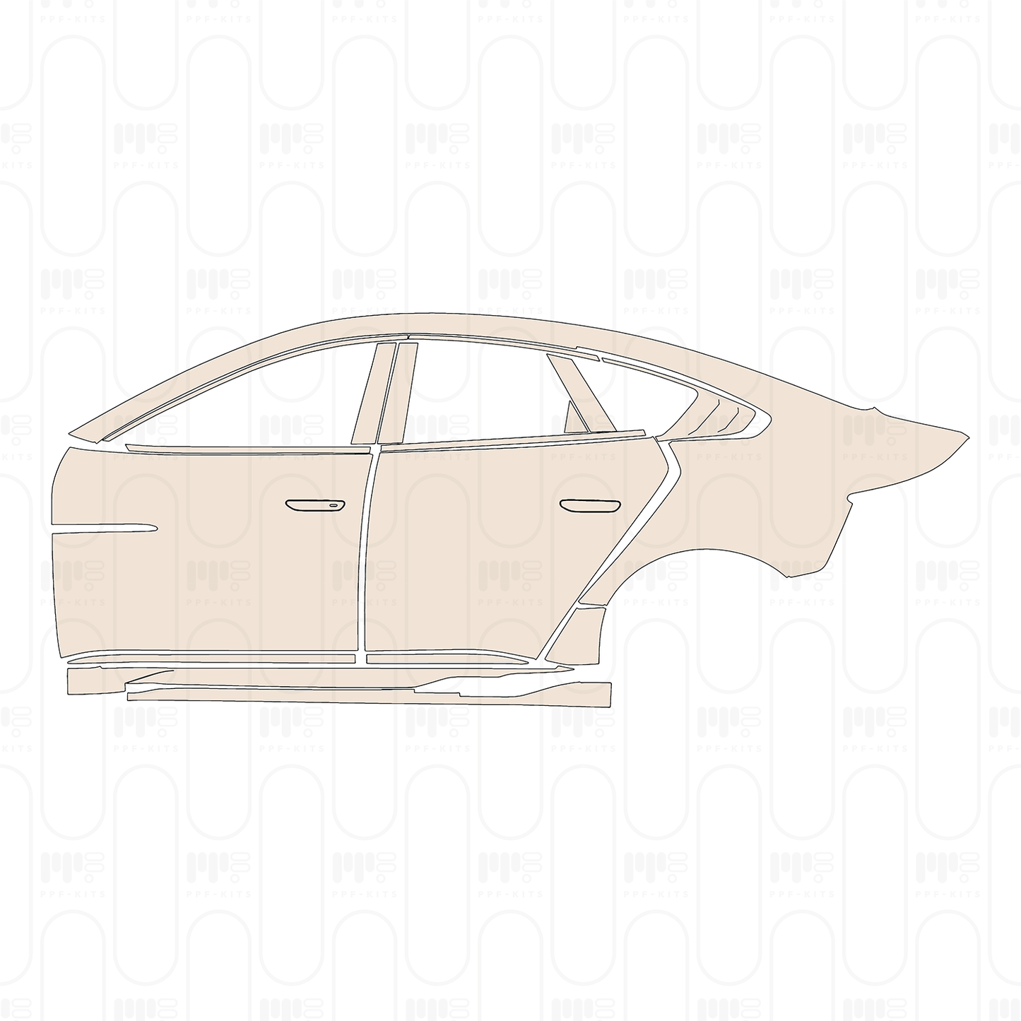 Pre-Cut PPF BYD Han EV 2022