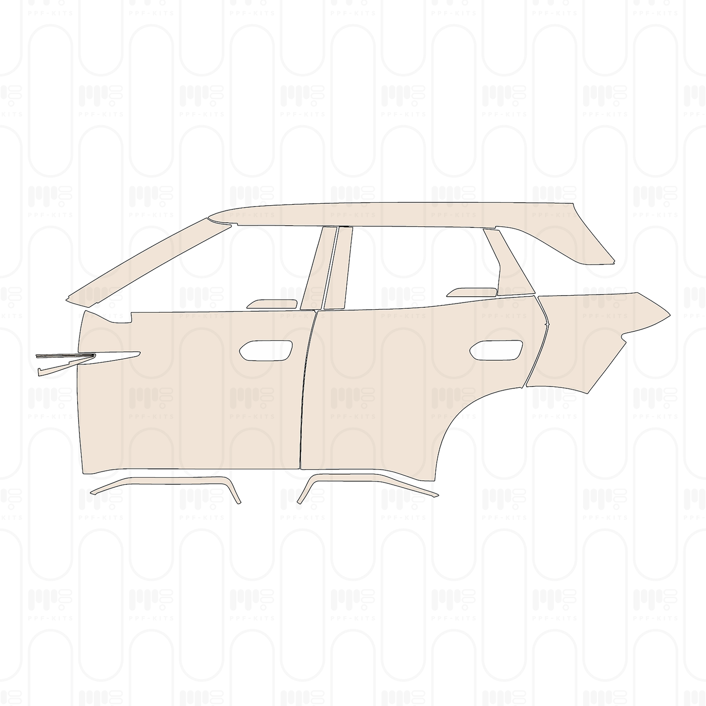 Pre-Cut PPF BYD Yuan UP Base 2024