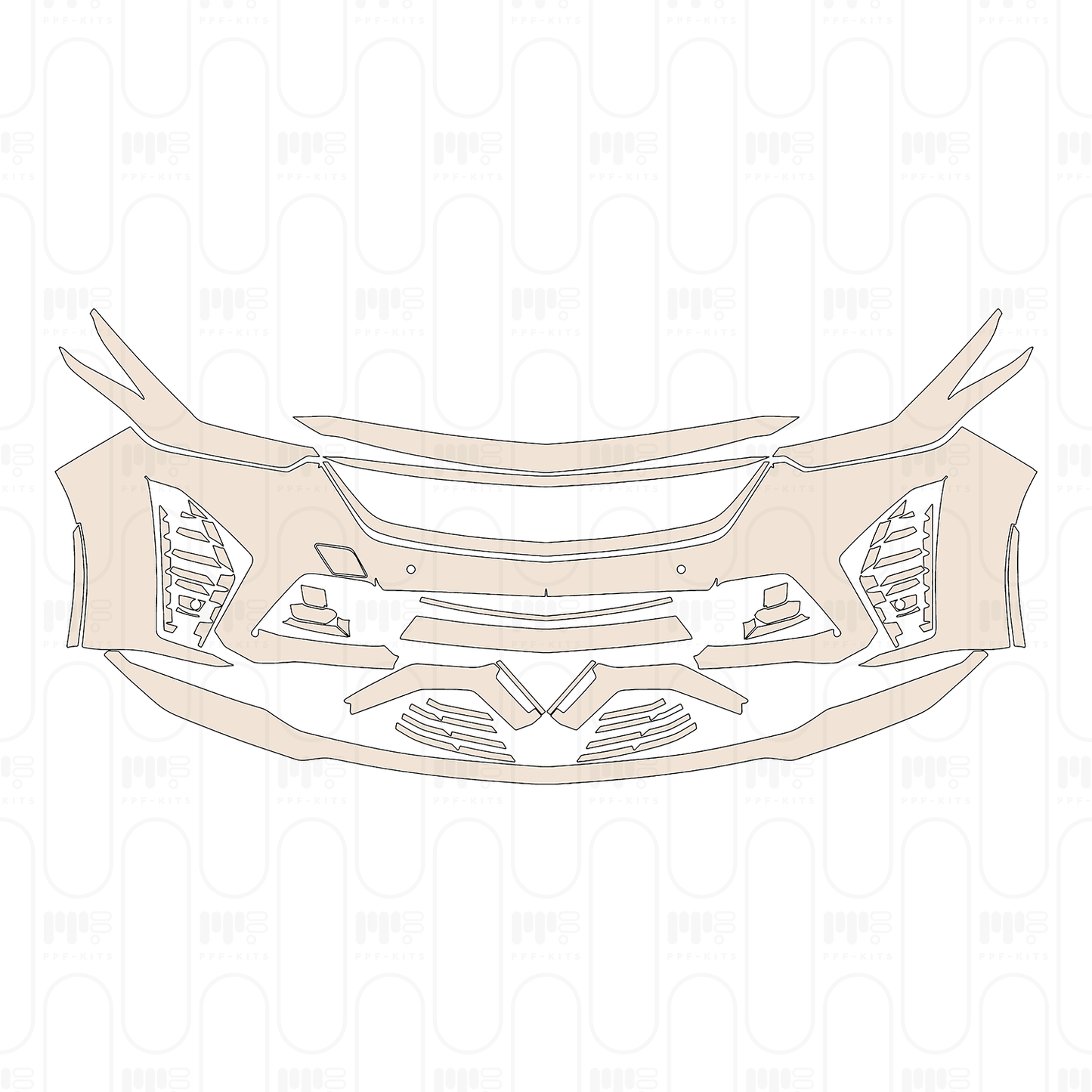 Pre-Cut PPF Cadillac CT5 V-Series Blakwing 2022