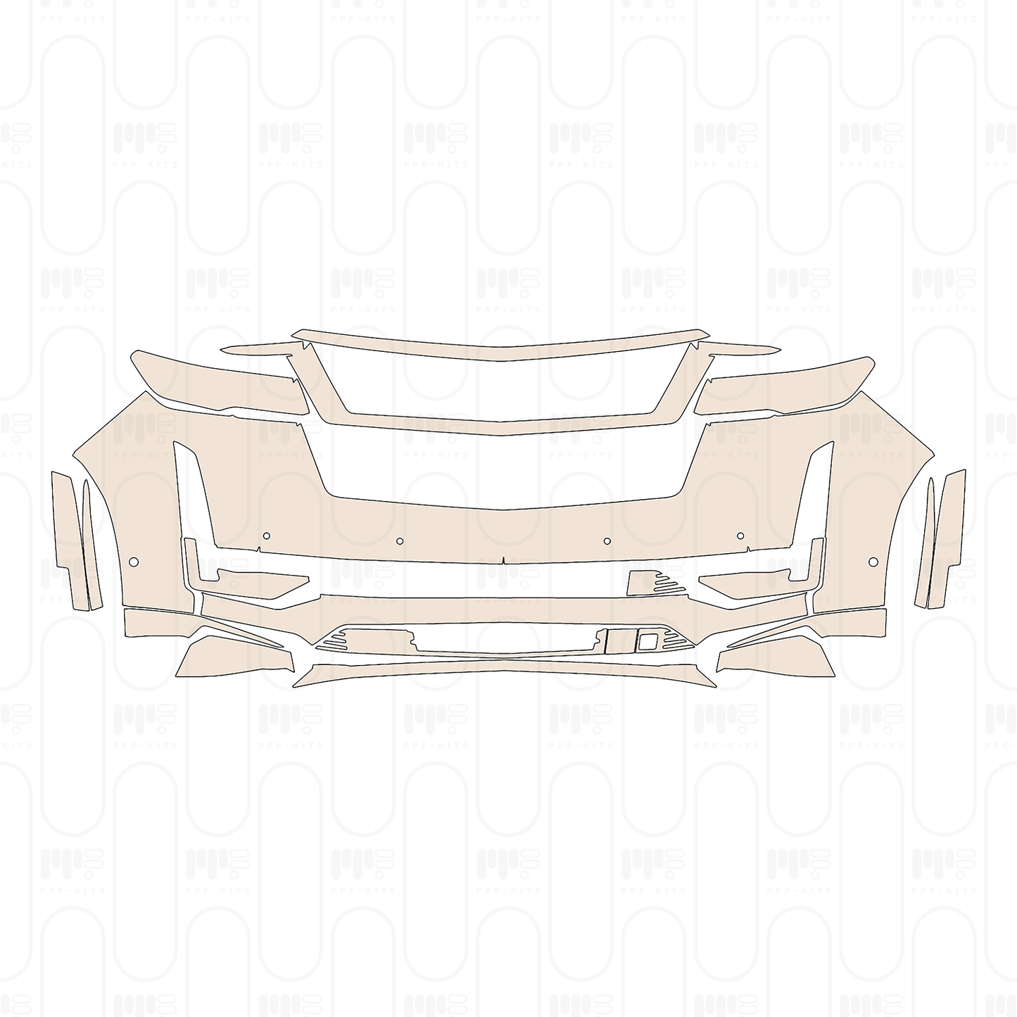 Pre-Cut PPF Cadillac Escalade ESV 2022
