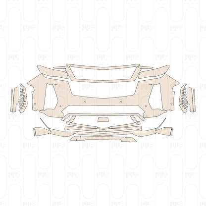 Pre-Cut PPF Cadillac Escalade-V ESV 2023