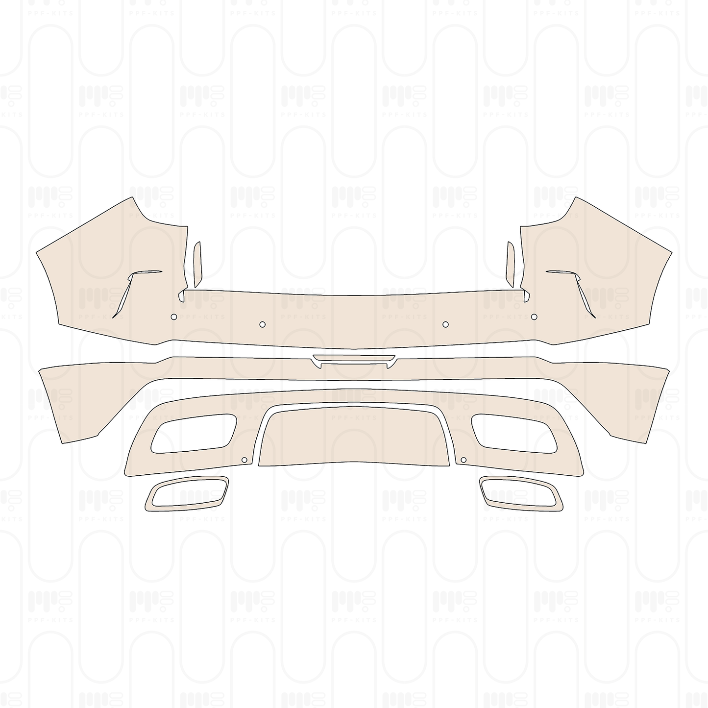 Pre-Cut PPF Cadillac XT4 2024