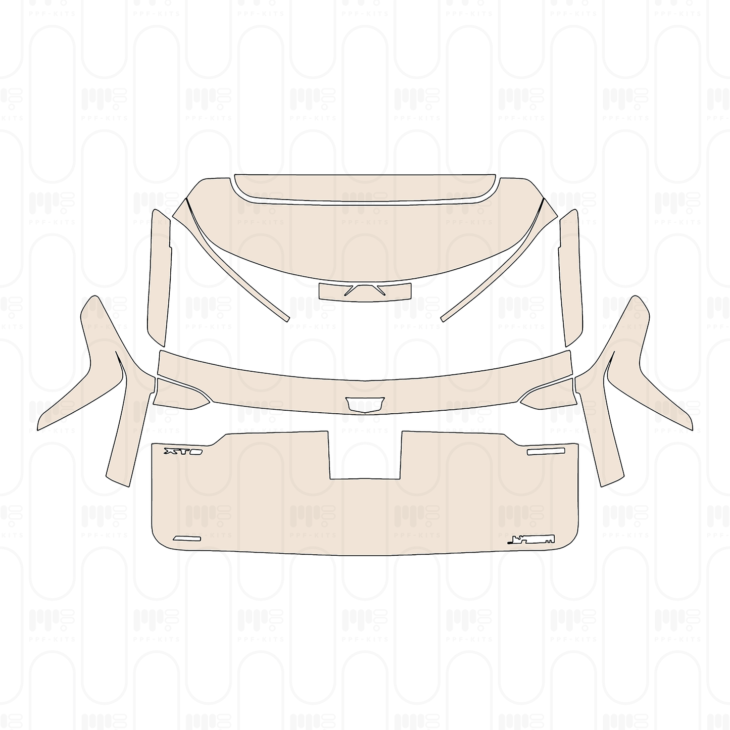 Pre-Cut PPF Cadillac XT6 Luxury 2022