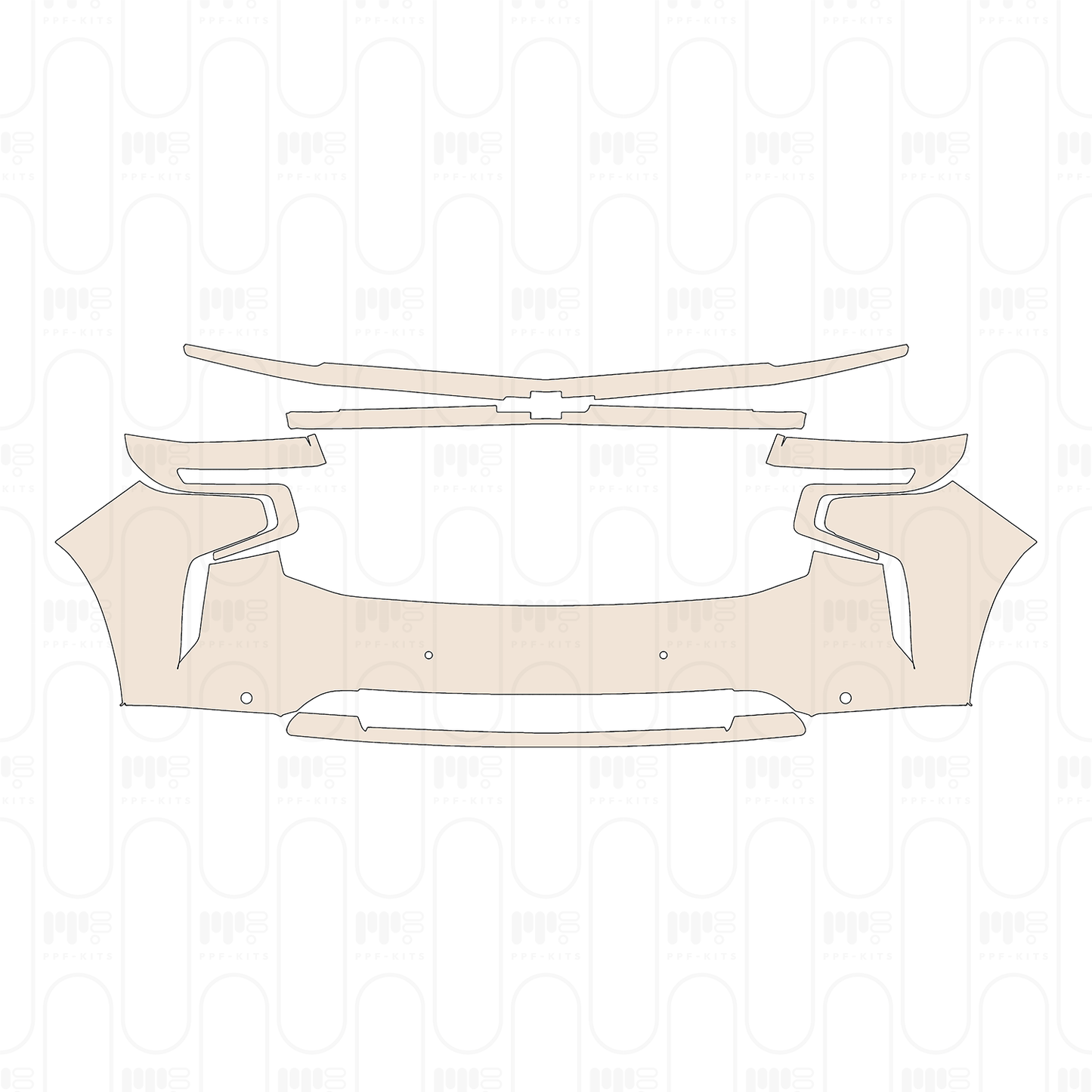 Pre-Cut PPF Chevrolet Tahoe LS 2022