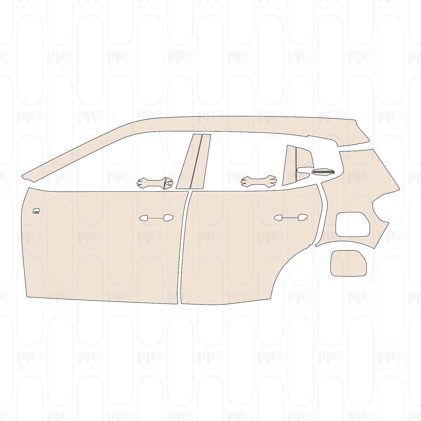 Pre-Cut PPF Citroen ë-C3 (EU) 2024