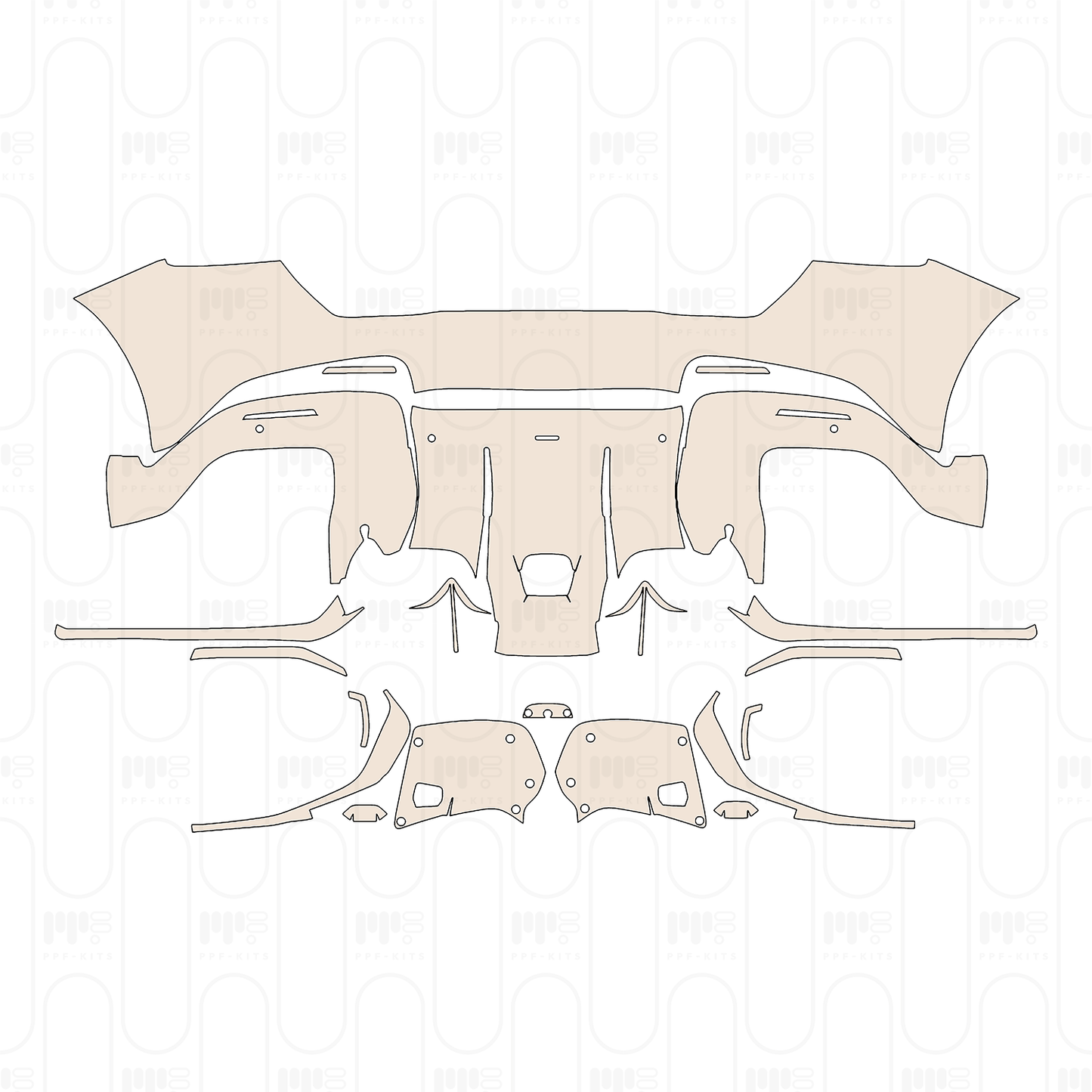 Pre-Cut PPF Ferrari Purosangue 2024