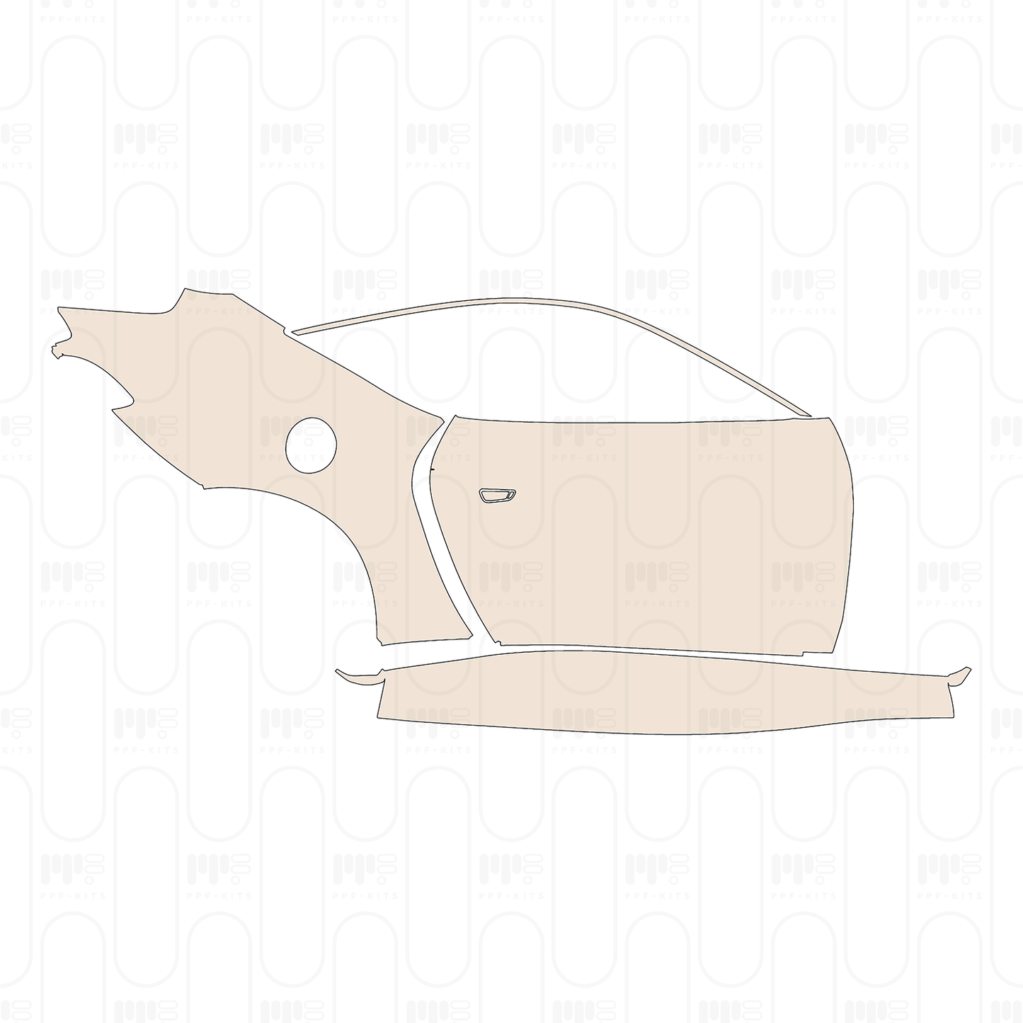 Pre-Cut PPF Ferrari Roma Coupe 2022