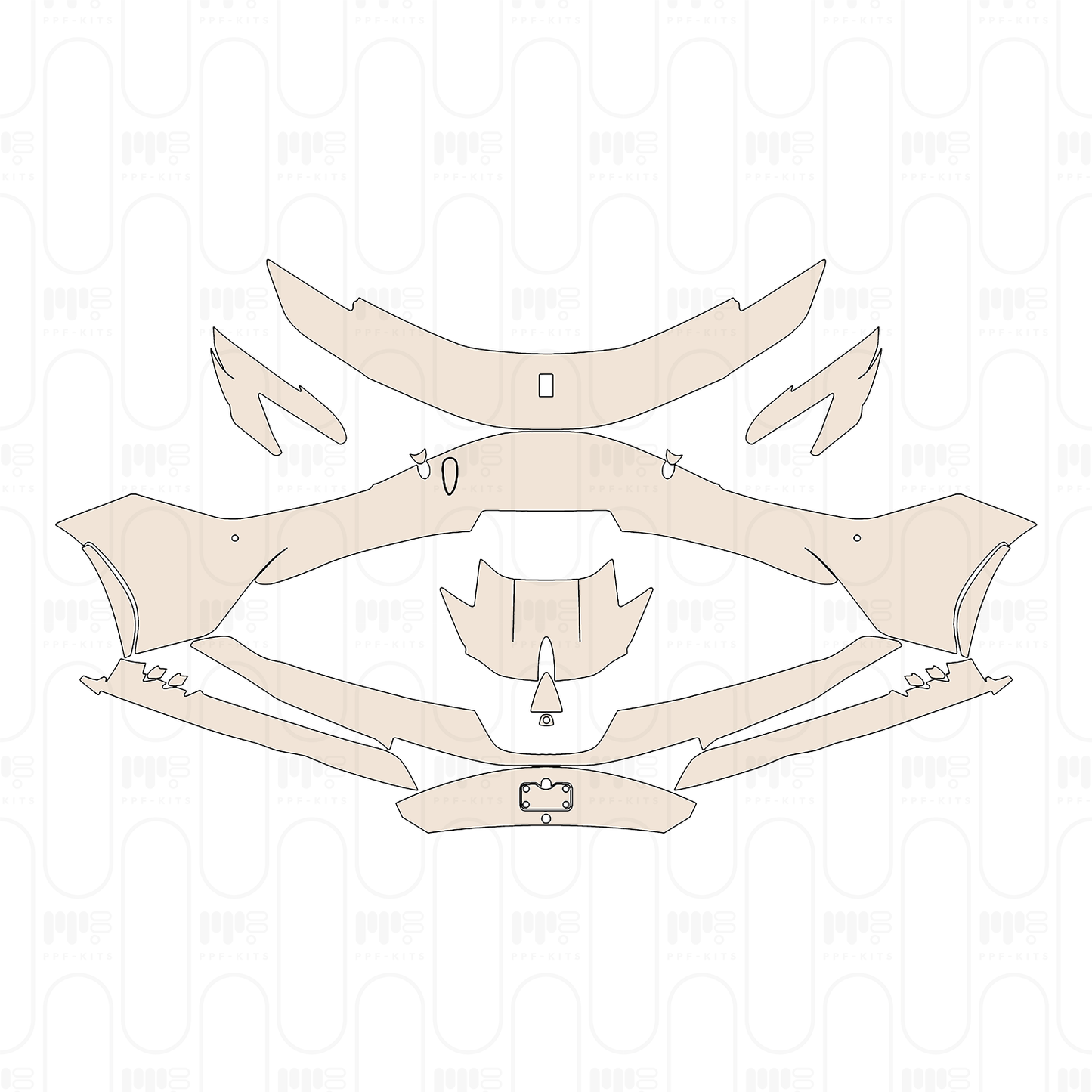 Pre-Cut PPF Ferrari SF90 Spider 2024