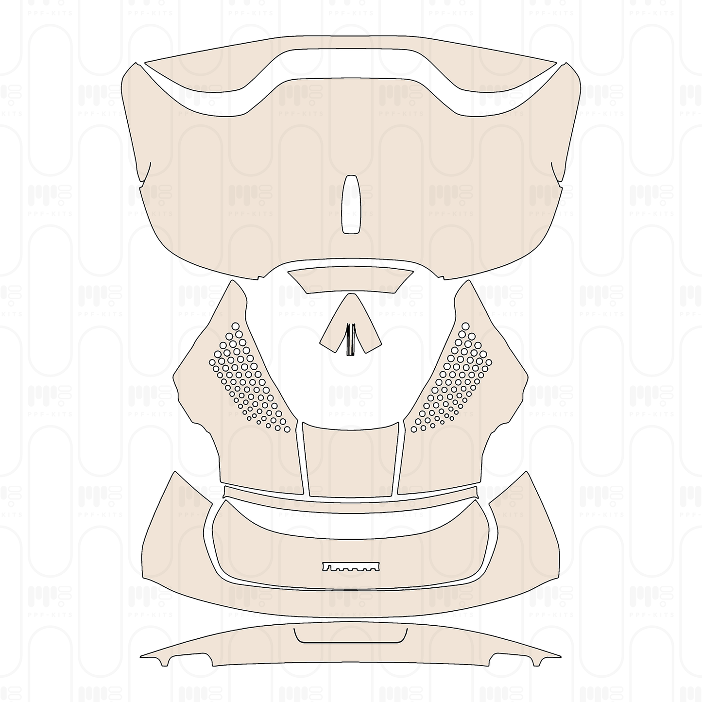Pre-Cut PPF Ferrari SF90 Spider 2024