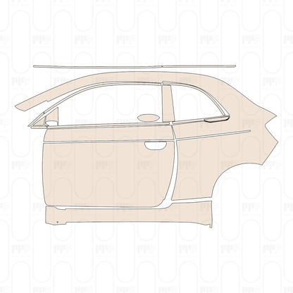 Pre-Cut PPF Fiat 500e 2 door La Prima Coupe 2022