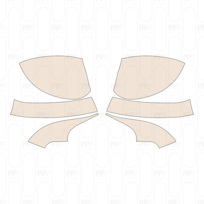 Pre-Cut PPF Fiat 500e 2 door Base Cabriolet 2022