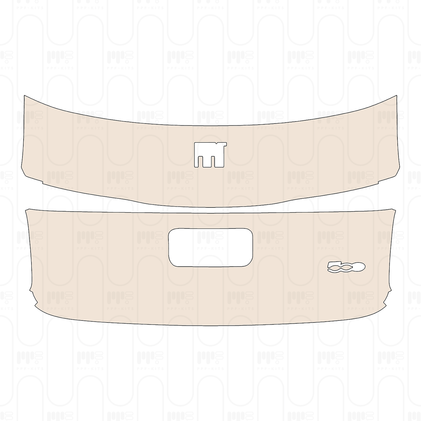 Pre-Cut PPF Fiat 500e 2 door Base Cabriolet 2022