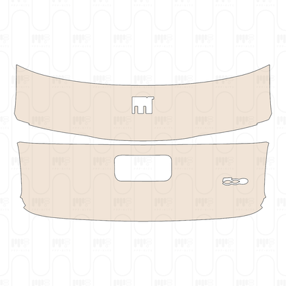 Pre-Cut PPF Fiat 500e 2 door Base Cabriolet 2022