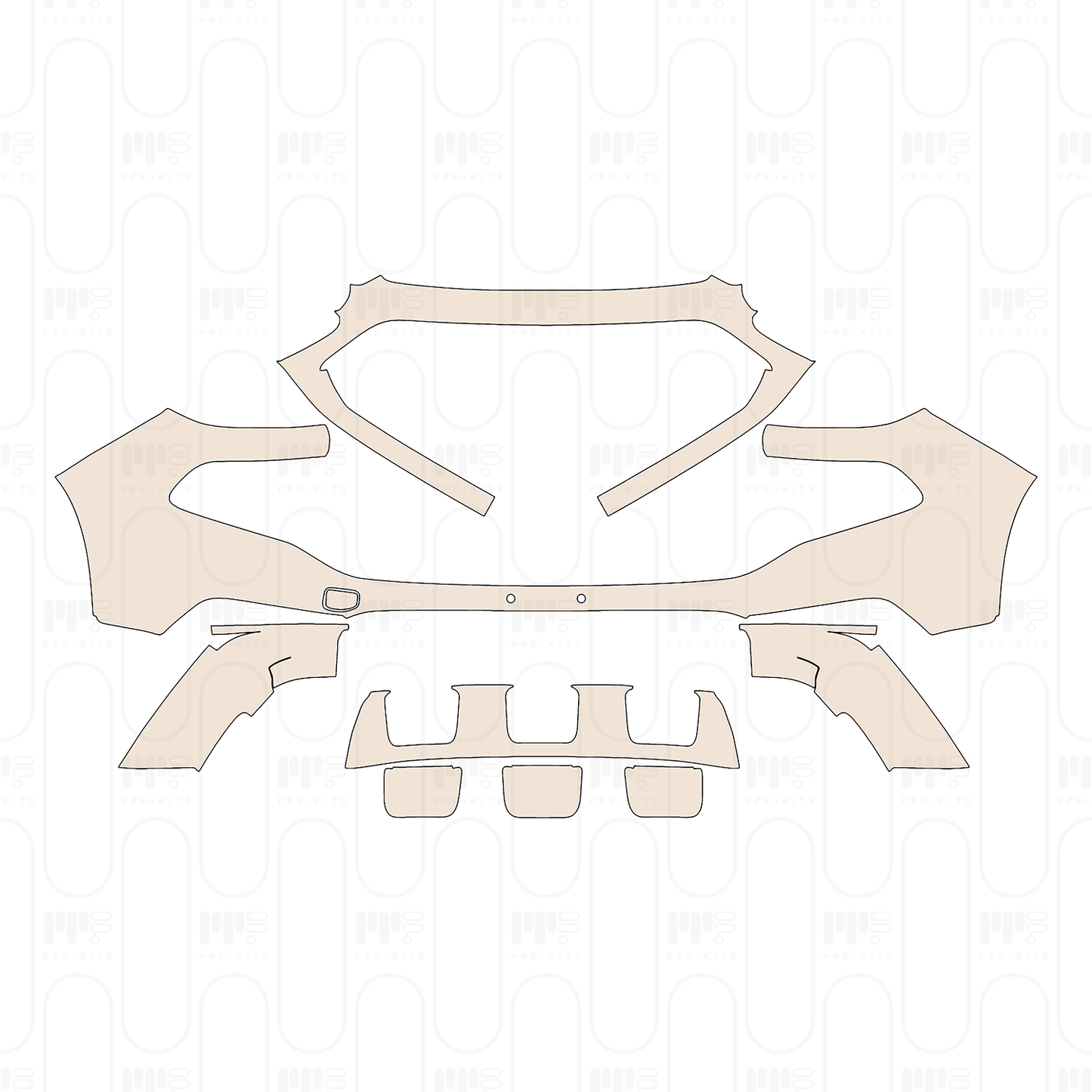 Pre-Cut PPF Fiat Toro 2022