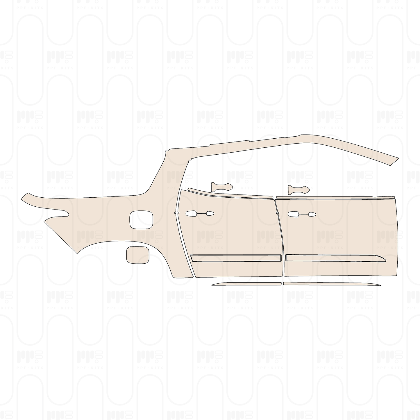 Pre-Cut PPF Fiat Toro 2022
