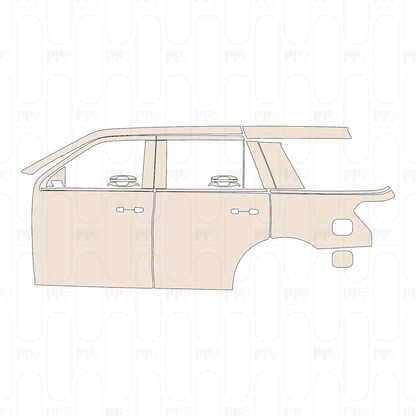 Pre-Cut PPF Ford Expedition Standard Wheelbase XLT 2022