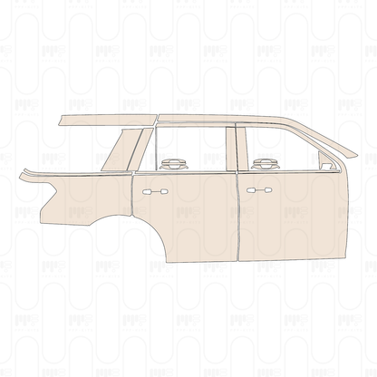 Pre-Cut PPF Ford Expedition Standard Wheelbase XLT 2022