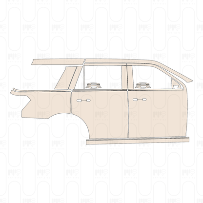 Pre-Cut PPF Ford Expedition Standard Wheelbase Limited 2022